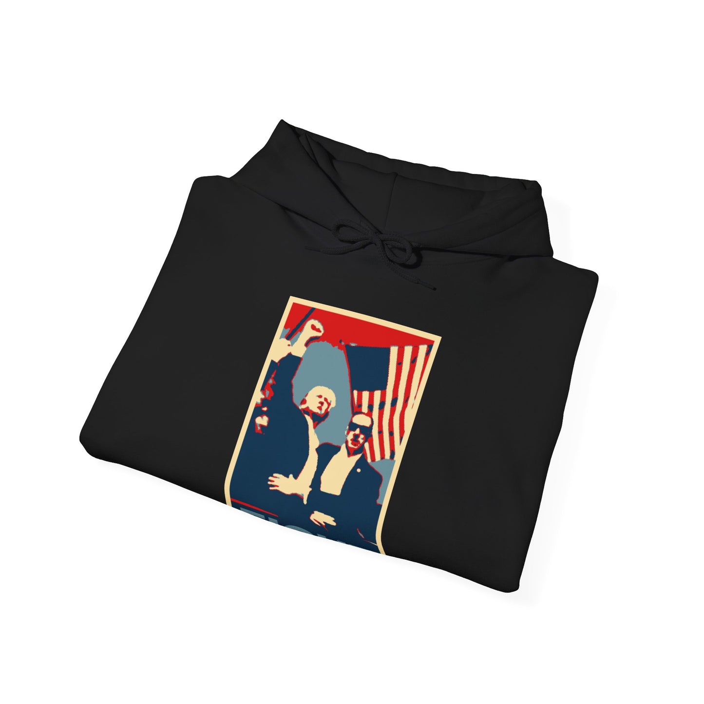 TRUMP FIGHT - Unisex Heavy Blend™ Hooded Sweatshirt