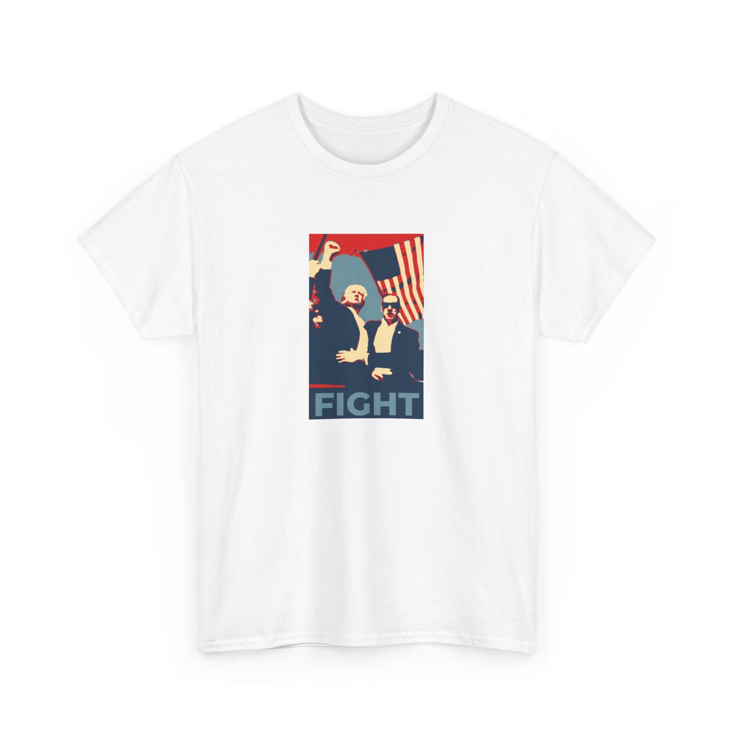 TRUMP FIGHT Unisex Cotton Tee