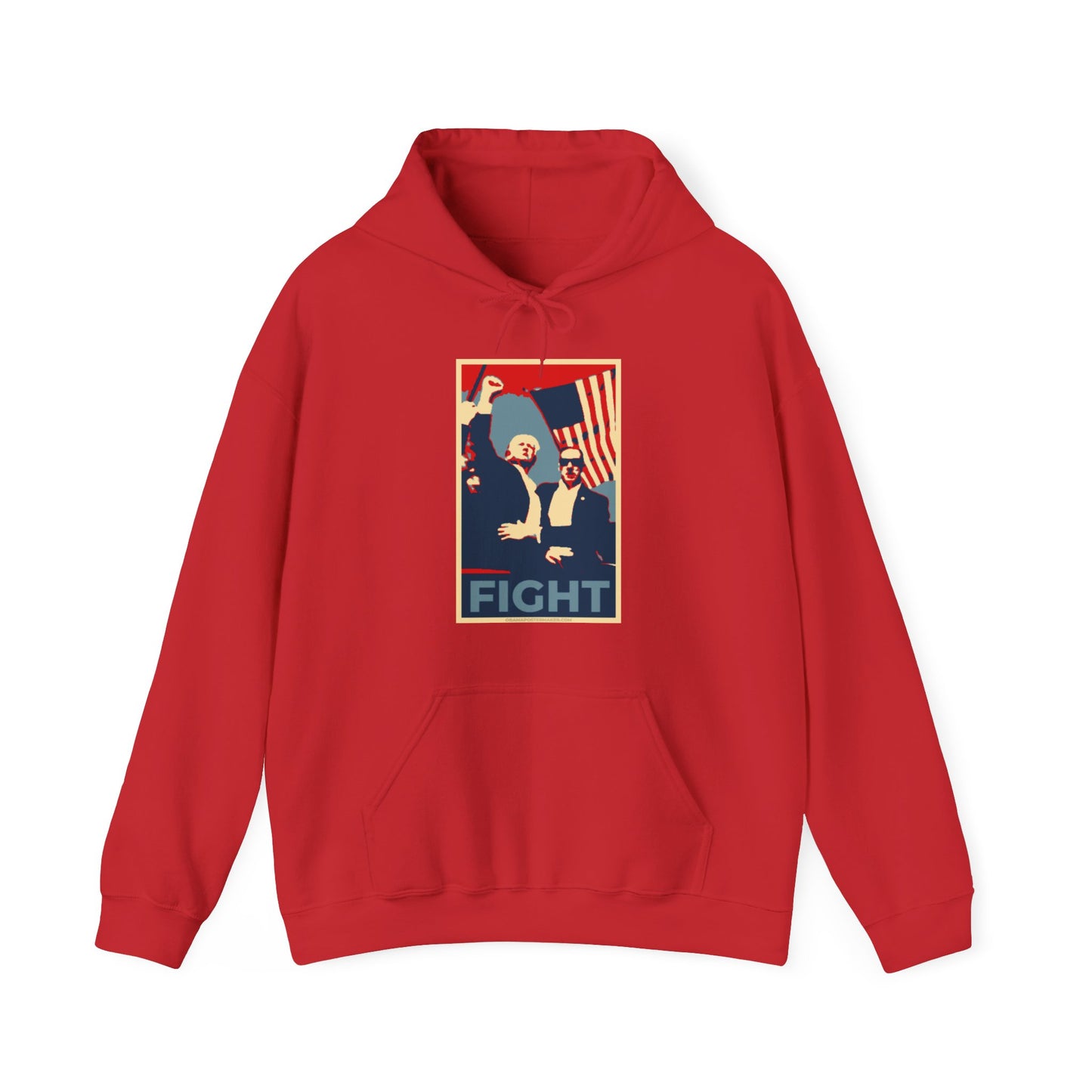 TRUMP FIGHT - Unisex Heavy Blend™ Hooded Sweatshirt