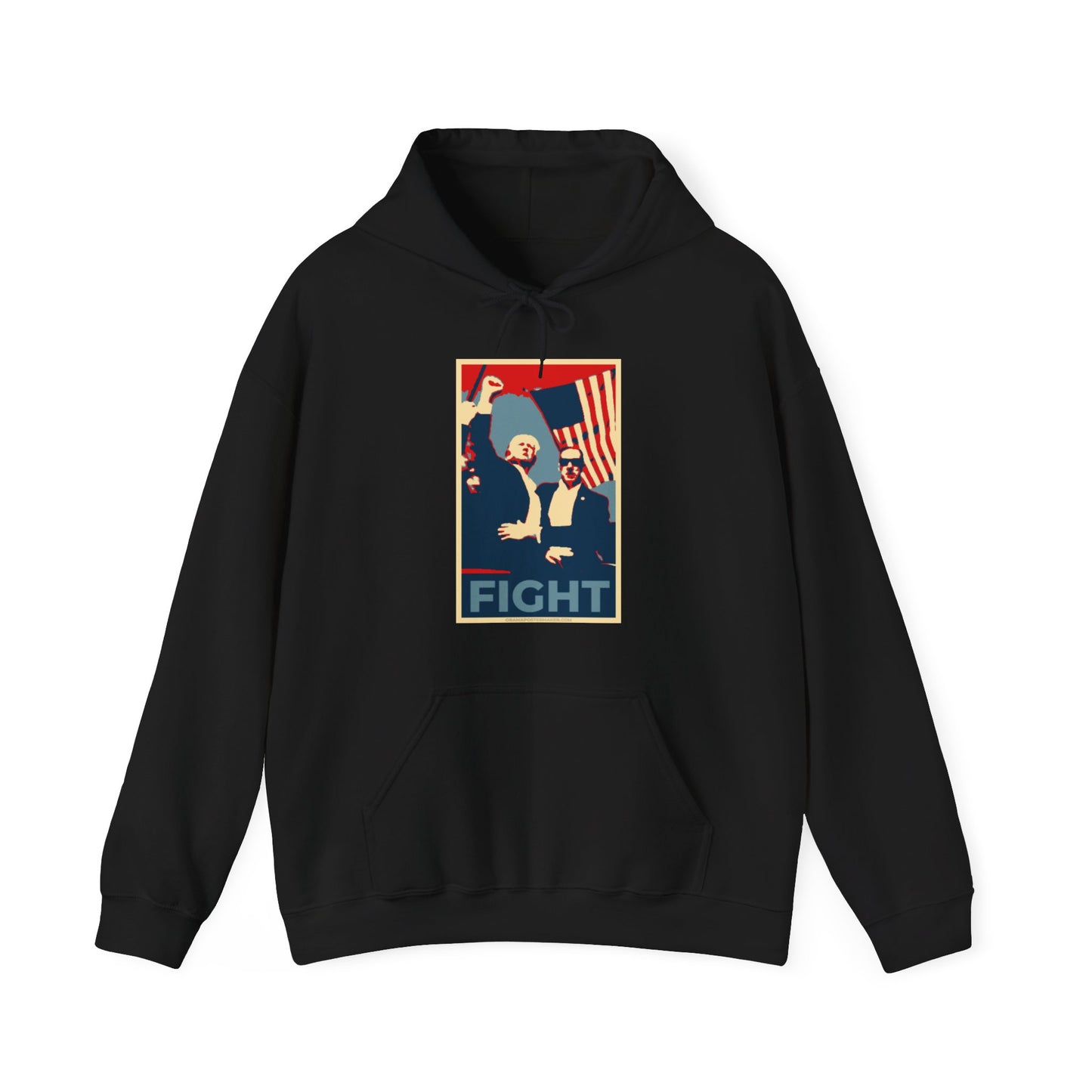 TRUMP FIGHT - Unisex Heavy Blend™ Hooded Sweatshirt